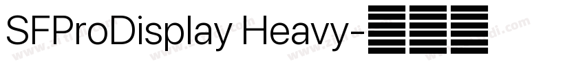 SFProDisplay Heavy字体转换